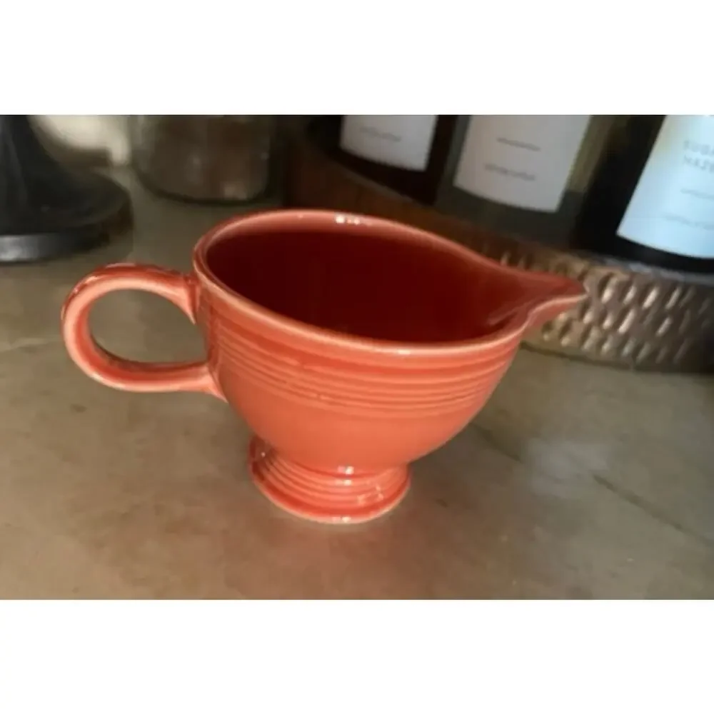 vintage 97' Fiesta ware persimmon creamer vintage